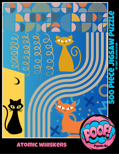 Poof Puzzles! Atomic Whiskers 500 Jigsaw Puzzle