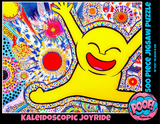 Poof Puzzles! Kaleidoscopic Joyride 500 Jigsaw Puzzle