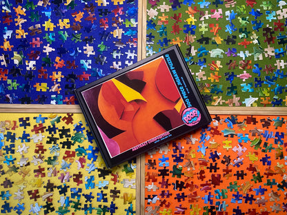 Poof Puzzles! Abstract Composition (1915) – Jean Arps 500 Jigsaw Puzzle