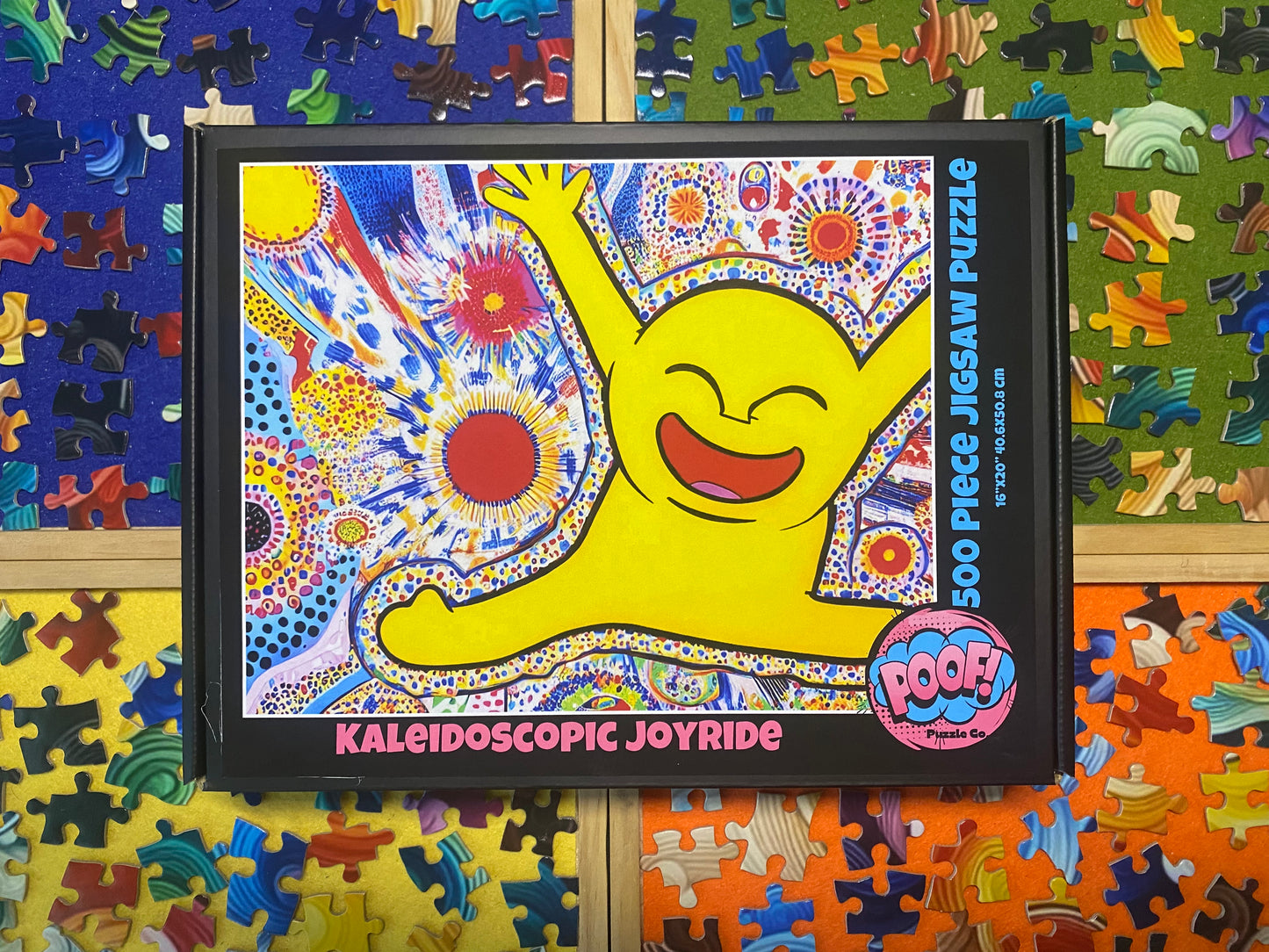 Poof Puzzles! Kaleidoscopic Joyride 500 Jigsaw Puzzle