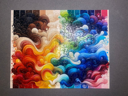 Poof Puzzles! Diversity In Color 500 Jigsaw Puzzle